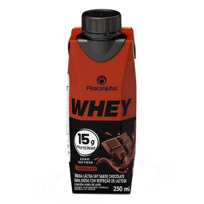 Bebida Proteica Piracanjuba Whey 15g Chocolate 250ml