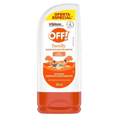 Repelente Loção Off Family 200ml Oferta Especial