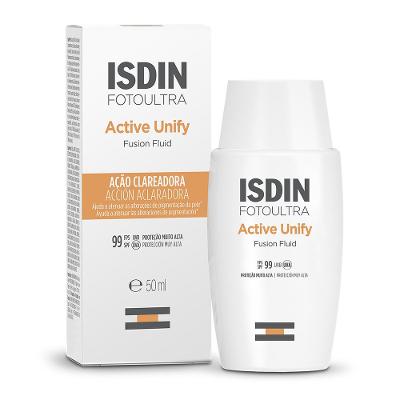 Clareador E Protetor Solar Isdin Active Unify Sem Cor Fps99