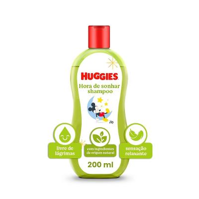 Shampoo Huggies Camomila Seguro Para Recém-nascidos 200ml