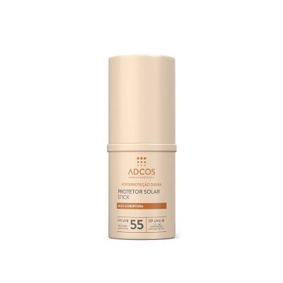 Protetor Solar Facial Adcos Stick Tonalizante Fps 55 Nude 17g