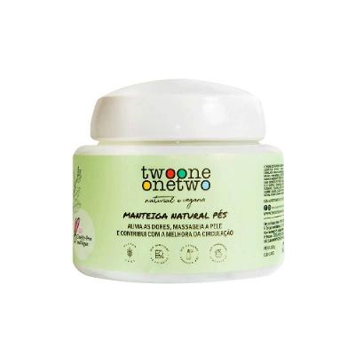 Manteiga Para Pés Twoone Onetwo Karité E Alecrim Natural Vegana 200g