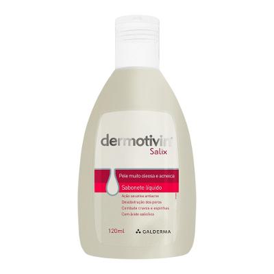 Sabonete Líquido Dermotivin Salix Pele Muito Oleosa E Acneica120ml