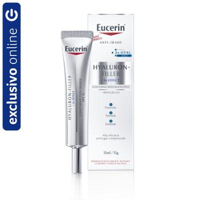 Creme Facial Anti-idade Eucerin Hyaluron-filler Effect Antirugas Região Dos Olhos Fps 15 15ml