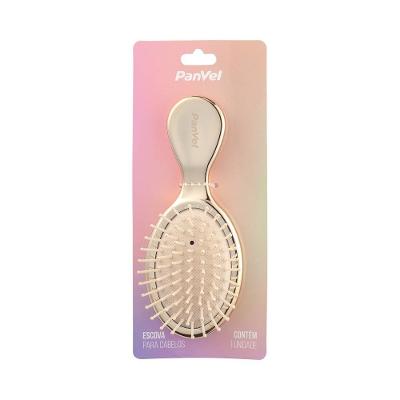 Escova De Cabelo Dourado Pp Panvel Acessorios Coleção Prisma