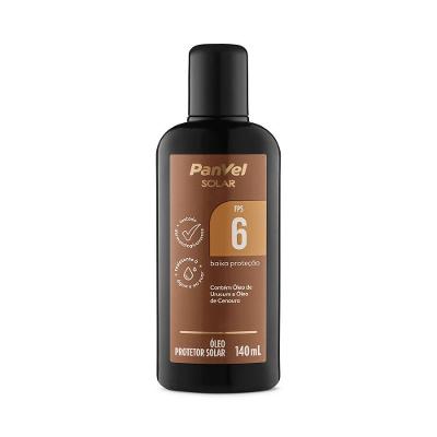 Óleo Protetor Panvel Solar Baixa Proteção Fps 6 140ml