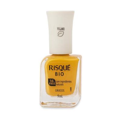 Esmalte Risqué Bio Amarelo Cremoso Girassol 9ml