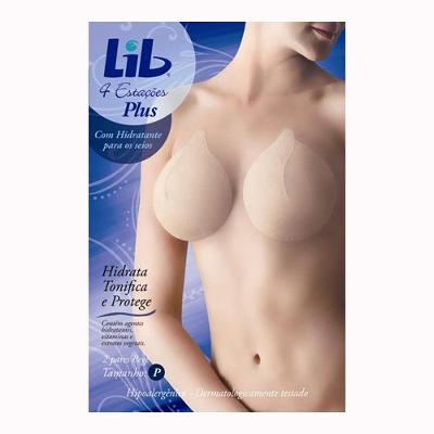 Modelador Para Seios Lib 4 Estações Plus Tamanho P Bege Com 2 Pares