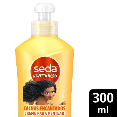 Creme Para Pentear Infantil Moana Seda Juntinhos Cachos Encantados 300ml