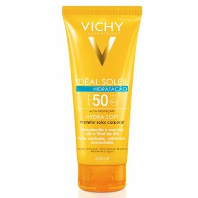 Protetor Solar Vichy Ideal Soleil Hydrasoft Fps 50 200ml