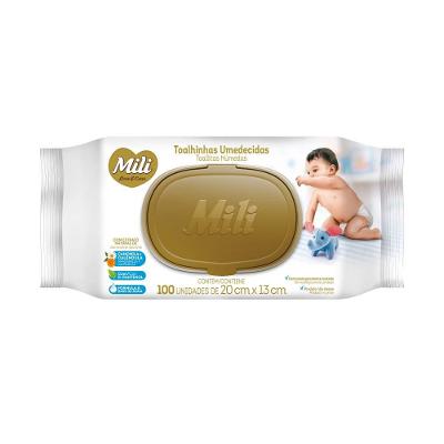 Toalhas Umedecidas Mili Love&care Com 100 Unidades