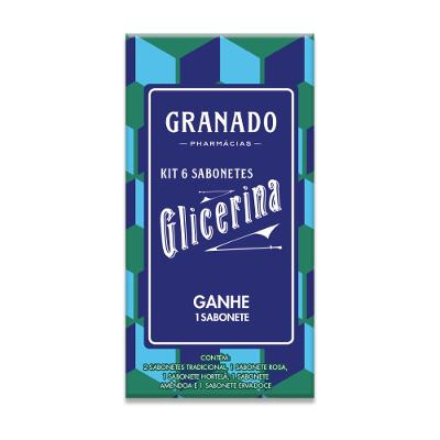 Kit Sabonete Em Barra Granado Mix Glicerina 6 Unidades 90g Cada