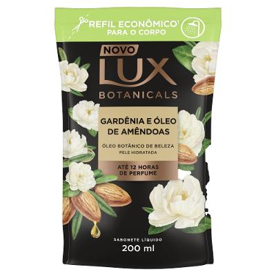 Sabonete Líquido Lux Gardênia E Óleo De Amêndoa Refil 200ml