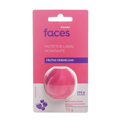 Hidratante Labial Frutas Vermelhas Panvel Faces 10g