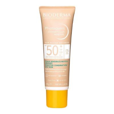 Protetor Solar Facial Bioderma Photoderm Cover Touch Mineral Fps50+ Muito Claro 40g