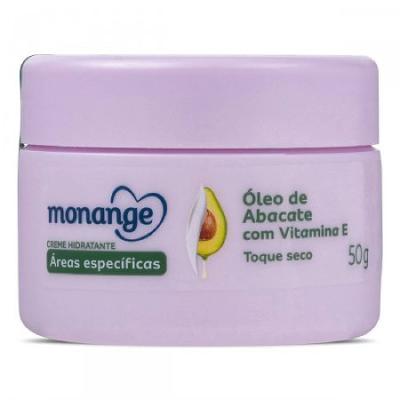 Creme Hidratante Monange Áreas Específicas Com Óleo De Abacate E Vitamina E 50g