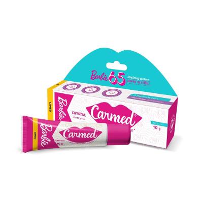 Hidratante Labial Carmed Barbie Crystal 10g