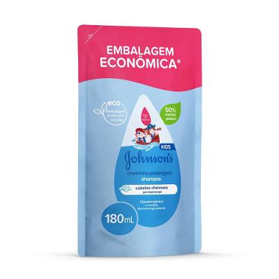 Shampoo Infantil Johnson’s Cheirinho Prolongado Refil 180ml