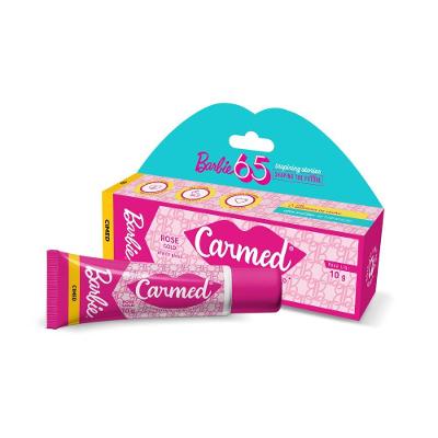 Hidratante Labial Carmed Barbie Rose Gold 10g
