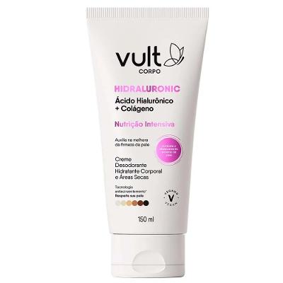 Loção Desodorante Hidratante Corporal Vult Áreas Secas Colágeno Vegetal 150ml