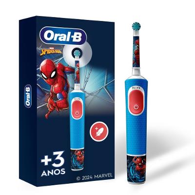 Escova Dental Infantil Oral-b Elétrica Spiderman