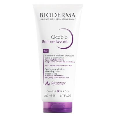Gel De Limpeza Bioderma Cicabio Baume Lavant Limpeza Facial Ultrareparadora Calmante 200ml