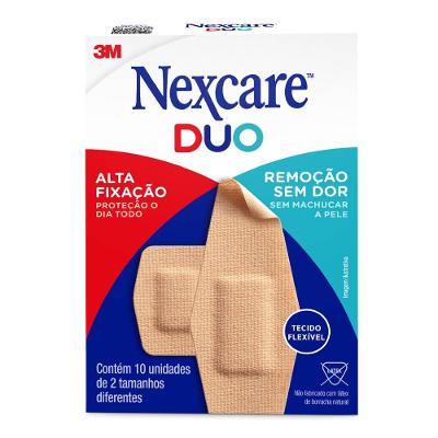 Curativo Nexcare Duo Variados Com 10