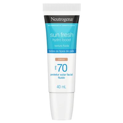 Protetor Solar Facial Neutrogena Sun Fresh Hydro Boost Cor 2.0 Fps70 40ml