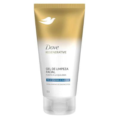 Gel De Limpeza Facial Dove Regenerative Pele Sensível E Oleosa 150ml
