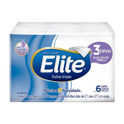 Lenço De Papel Elite Pocket Com 6 Unidades