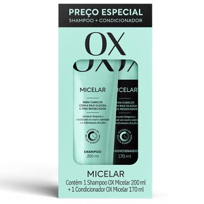 Kit Ox Micelar Shampoo 200ml + Condicionador 170ml