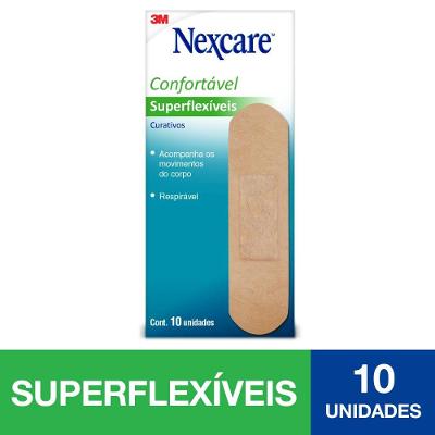 Curativo Nexcare Superflexiveis Com 10