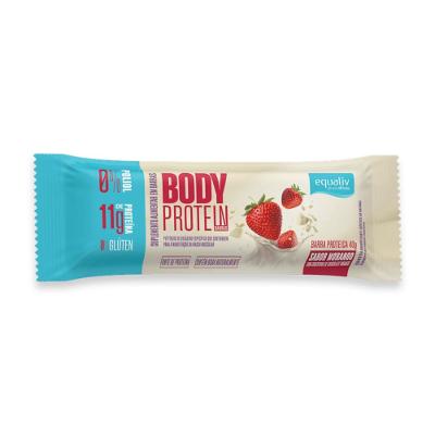 Barra De Proteína Equaliv Body Protein Morango 40g