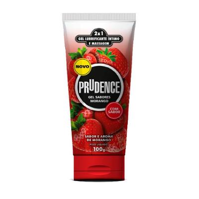 Gel Lubrificante Prudence Morango 100g