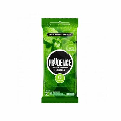 Preservativo Prudence Coressabores Hortelã Com 6