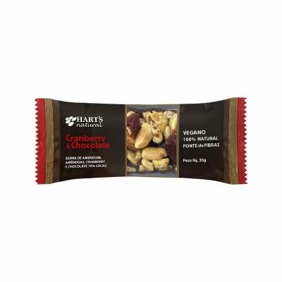 Barra De Nuts Harts Cranberry E Chocolate 35g