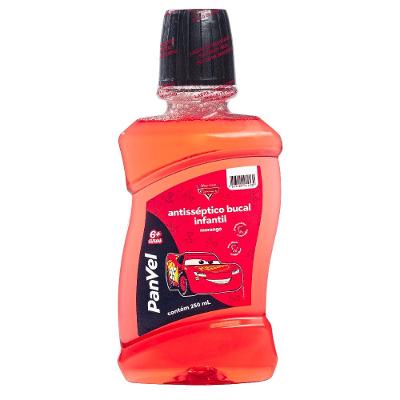 Enxaguatório Infantil Morango Carros Panvel Oral 250ml