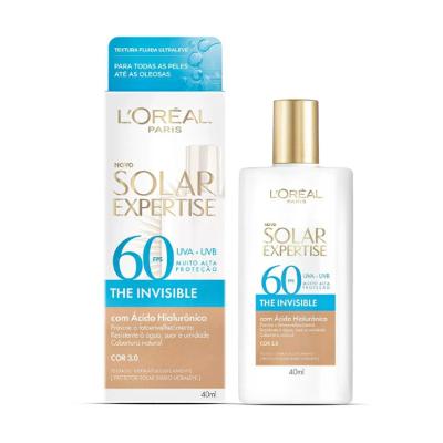 Protetor Solar Facial Loréal Paris Solar Expertise The Invisible Cor 3.0 Fps60 40g