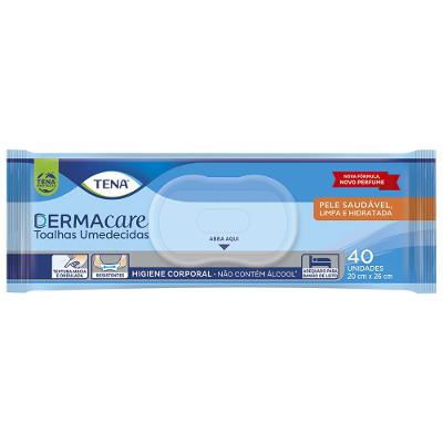 Toalhas Umedecidas Tena Dermacare 40 Unidades
