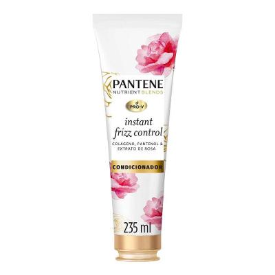 Condicionador Pantene Nutrient Blends Instant Frizz Control Colágeno Pantenol & Extrato De Rosa  235