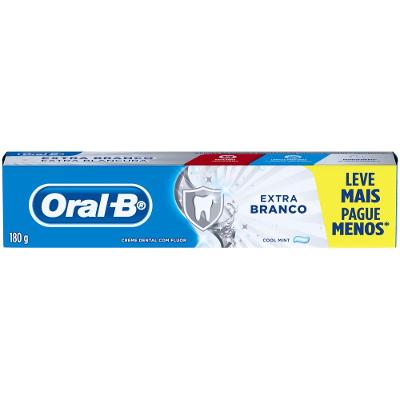 Creme Dental Oral-b Extra Branco 180g