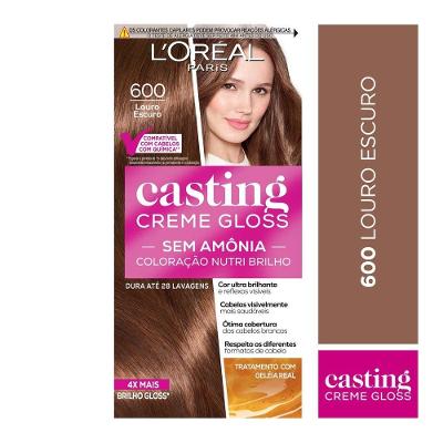Tinta De Cabelo Casting Creme Gloss De L’oréal Paris 600 Louro Escuro 246g