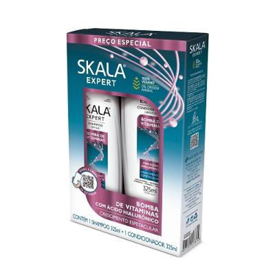 Kit Skala Bomba De Vitaminas Shampoo 325ml + Condicionador 325ml