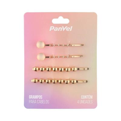 Conjunto Grampo 4un Panvel Acessorios Coleção Prisma