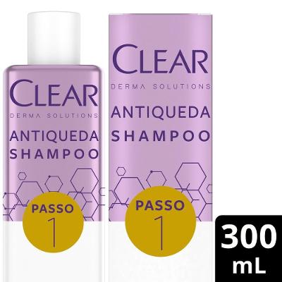 Shampoo Clear Women Derma Solution Antiqueda Com 300ml