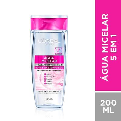 Água Micelar L’oréal Paris Solução De Limpeza 5 Em 1 200ml