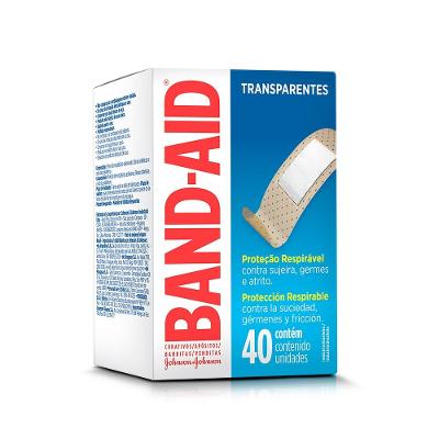 Curativos Band Aid Regular 40 Unidades