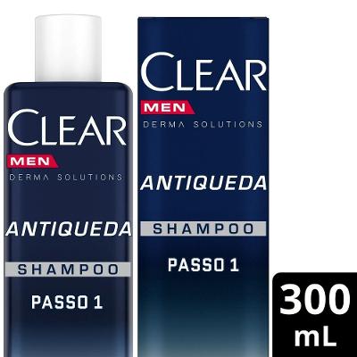 Shampoo Clear Men Derma Solution Antiqueda Com 300ml