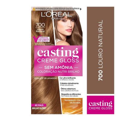 Tinta De Cabelo Casting Creme Gloss De L’oréal Paris 700 Louro Natural 246g
