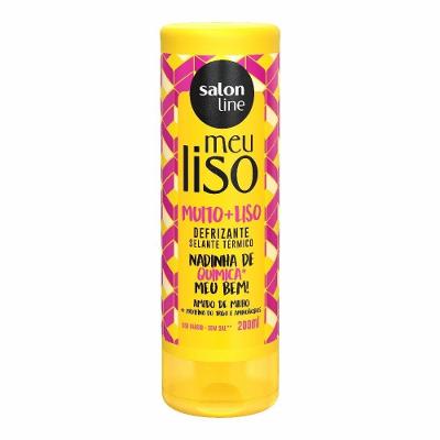 Defrizante Salon Line Meu Liso Muito + Liso Amido Milho 200ml